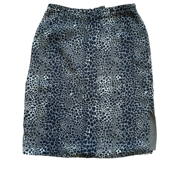 Vintage First Issue Animal Print Cheetah Midi Pencil Skirt - Picture 6 of 6